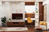 Home Office With TV Unit - Livspace