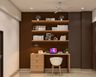 Earthy-Toned Home Office - Livspace