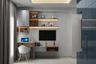 Home Office With TV Unit - Livspace