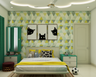 Green And Yellow Kid's Bedroom Design - Livspace