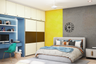 Colourful Kids Bedroom - Livspace