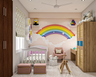 Rainbow-Themed Kid's Bedroom - Livspace