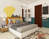 Yellow Kid's Bedroom - Livspace
