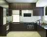 Spacious Kitchen Design - Livspace
