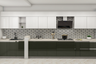 Kitchen Design With Dado Tiles - Livspace