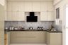 Beige Kitchen Design - Livspace