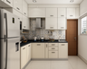 Compact Kitchen Design - Livspace