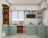 U-Shaped Modern Kitchen - Livspace