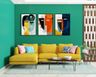 Vibrant Living Room Design With Yellow L-Shaped Sofa - Livspace