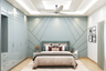 Pastel Blue Master Bedroom Design - Livspace