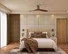 Master Bedroom with Hues of Brown - Livspace