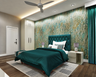 Premium Dark Green Master Bedroom Design - Livspace