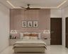Beige Guest Bedroom Design - Livspace