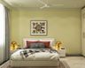 Master Bedroom Design In Light Yellow - Livspace