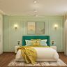 Pastel-Toned Master Bedroom - Livspace