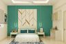 Modern Green Master Bedroom - Livspace