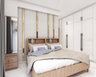 Master Bedroom With White Wardrobe - Livspace