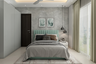 Pastel Shaded Master Bedroom - Livspace