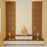 Bright Pooja Room Design - Livspace