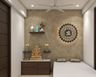 Wooden Pooja Room - Livspace
