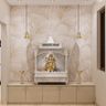 Modern Pooja Unit With Intricate Designs - Livspace