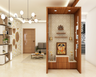 Contemporary Pooja Room Design Idea - Livspace