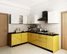 Modern Yellow Kitchen - Livspace