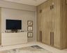 Light Wooden Toned Wardrobe - Livspace