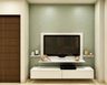 Pastel Green and White TV Unit - Livspace