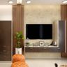 "Contemporary TV Unit-  Livspace"