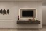 Modern TV Unit With Brown Console - Livspace