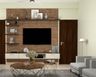 Rustic TV Unit Design - Livspace