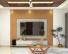Modern TV Unit Design Idea With Panelling - Livspace