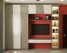 Wardrobe Design With TV Unit - Livspace