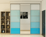 Blue Wardrobe Design - Livspace