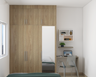 Light Wood Wardrobe Design - Livspace