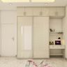 Glossy White Wardrobe - Livspace