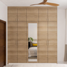Modern Wardrobe Design With Mirror - Livspace