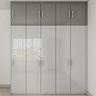 Grey Toned Wardrobe Design - Livspace