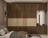 Wardrobe With 3-Divisional Shutters - Livspace