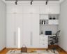 White Wardrobe Design - Livspace