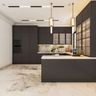 15x14 Ft  U-Shaped Modular With Calcolo-Toned Units - Livspace