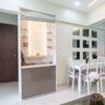 3x1x7 Ft Mandir Unit Design In Cappuccino And Frosty White Tones - Livspace