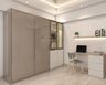 4x2x8 Ft Contemporary Irish Cream Sliding Wardrobe with High Gloss Laminate Finish - Livspace