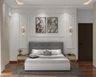 Guest Bedroom Design with White Wall Paint