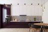 Black and White Ceramic Kitchen Tiles Design