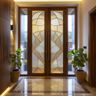 Glass Double Door Design