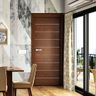 Brown Matte Finish Wooden Door Design