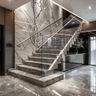 Glass balustrade staircase design