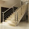 L-Shaped Half Pace Staircase Design
